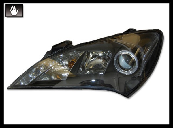 genesis 2010-2012 dalight driving headlights